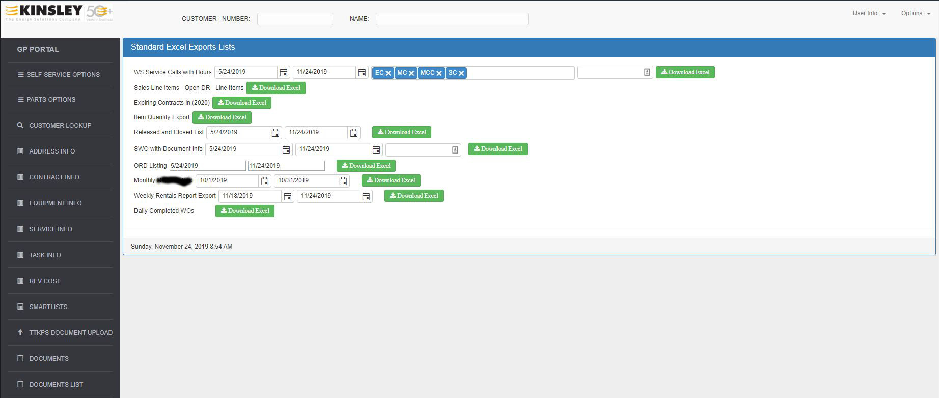 Example GP Smartlist Page